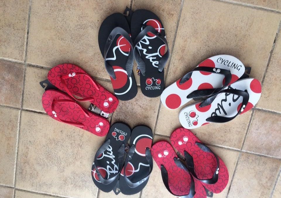 Chanclas ciclista.