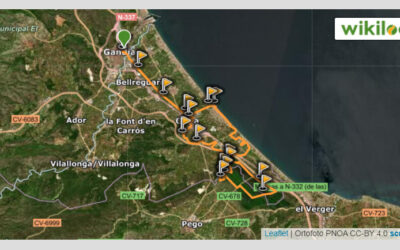 Ruta mountain bike Gandía – Font Salada – Marjal Pego-Oliva – Playa de Oliva (Marxa Marjalera II)