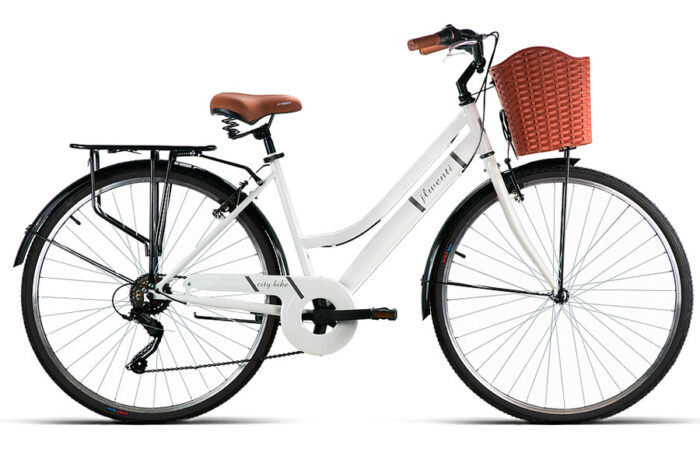 Bicicleta Wenti urbana 6v blanca