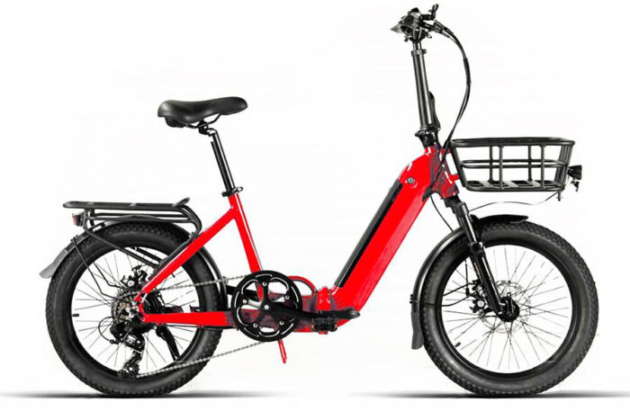 E-bike Plegable Prowen Wenti, rojo