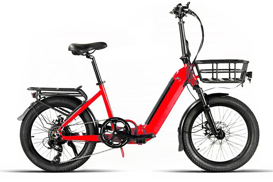 E-bike Plegable Prowen Wenti, rojo