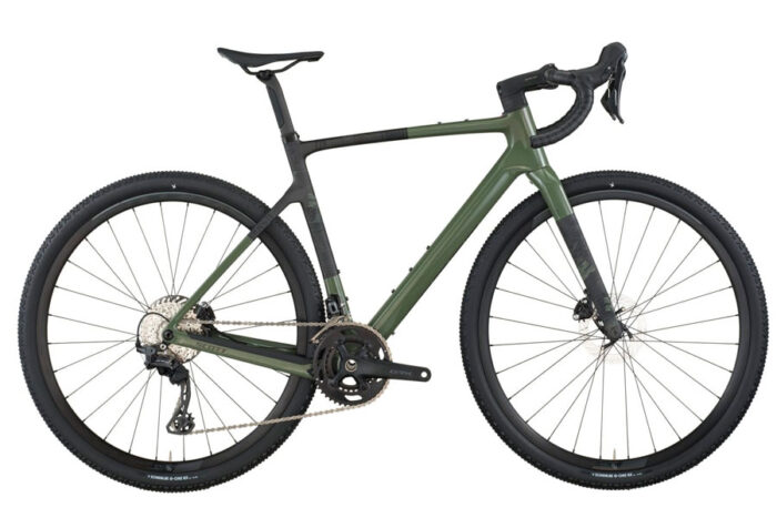 Scott Addict Gravel 40 carbono verde
